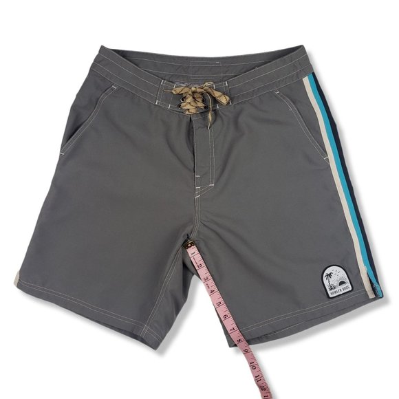 New Howler Brothers sz 31 Grey Chandler Old School Board Short Swim trunks w/tag - Picture 10 of 12